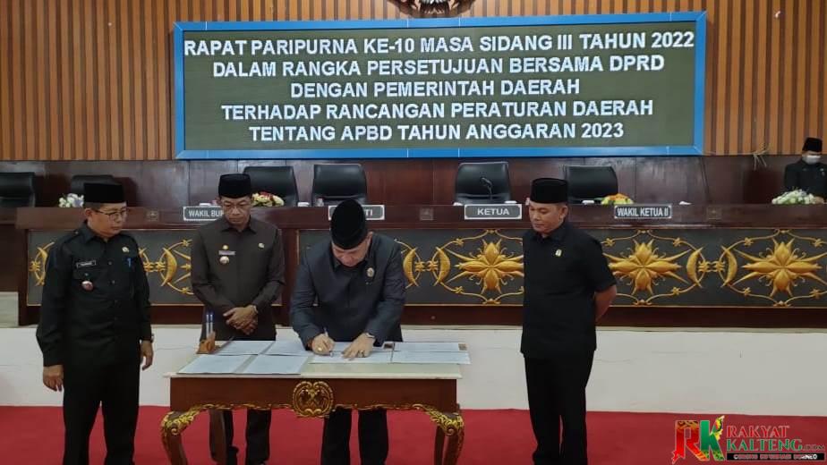 Sah APBD Murung Raya Tahun 2023 Sebesar Rp 1 9 Triliun Corong