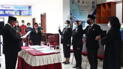 Tiga Pejabat Fungsional Pranata Komputer Resmi Dilantik