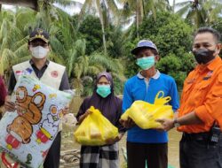 Bupati Mura Salurkan Ratusan Paket Sembako Untuk Korban Banjir