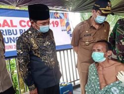 Waket II DPRD Mura Turut Kunjungi Kegiatan Vaksinasi di Kecamatan Seribu Riam