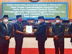 Pertanggungjawaban APBD 2020 Mura Disetujui Dengan Penandatanganan Bersama