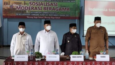 Wakil Bupati Mura Berikan Materi Pada Sosialisasi Moderasi Beragama