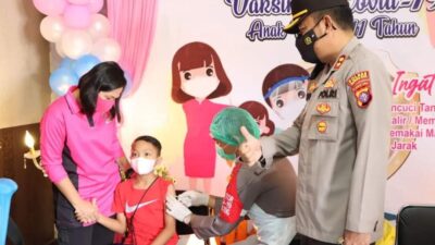 Polres Mura Gelar Vaksinasi Bagi Anak