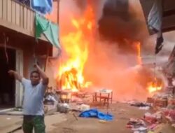 Pasar Pundu Terbakar