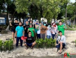 Libatkan Stakeholder, Yayasan Mangrove Indonesia Lestari kembali Tanam 1000 Bibit Mangrove di Pulau Tidung Besar