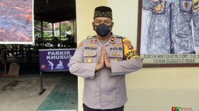 Kapolsek Murung Sampaikan Sejumlah Himbauan Bagi Warga Kota Puruk Cahu Menjelang Lebaran