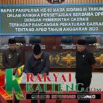 Sah..APBD Murung Raya Tahun 2023 Sebesar Rp.1,9 Triliun