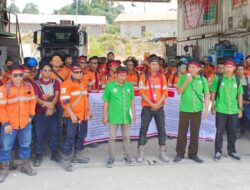 Unjuk Rasa, Ratusan Karyawan PT. HPU – Job Site PT. SAB Sampaikan 8 Tuntutan