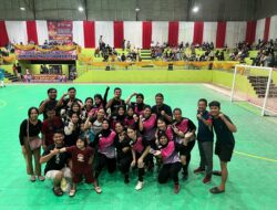 Tumbangkan DKOP, Tim Futsal Putri Diskominfo SP Melenggang ke Final