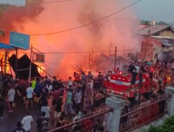 Musibah Kebakaran Terjadi di Jalan Ahmad Yani Kota Puruk Cahu