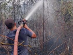 BPBD Mura Padamkan Api Kebakaran Lahan di Muara Laung