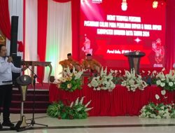 KPU Mura Fasilitasi Debat Terbuka Pertama Paslon Bupati dan Wakil Bupati Murung Raya