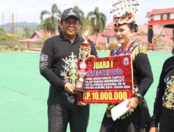 Dinas Kesehatan Mura Juara I Lomba Senam Kreasi Tantulo